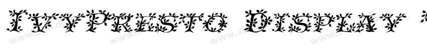 IvyPresto Display Th字体转换